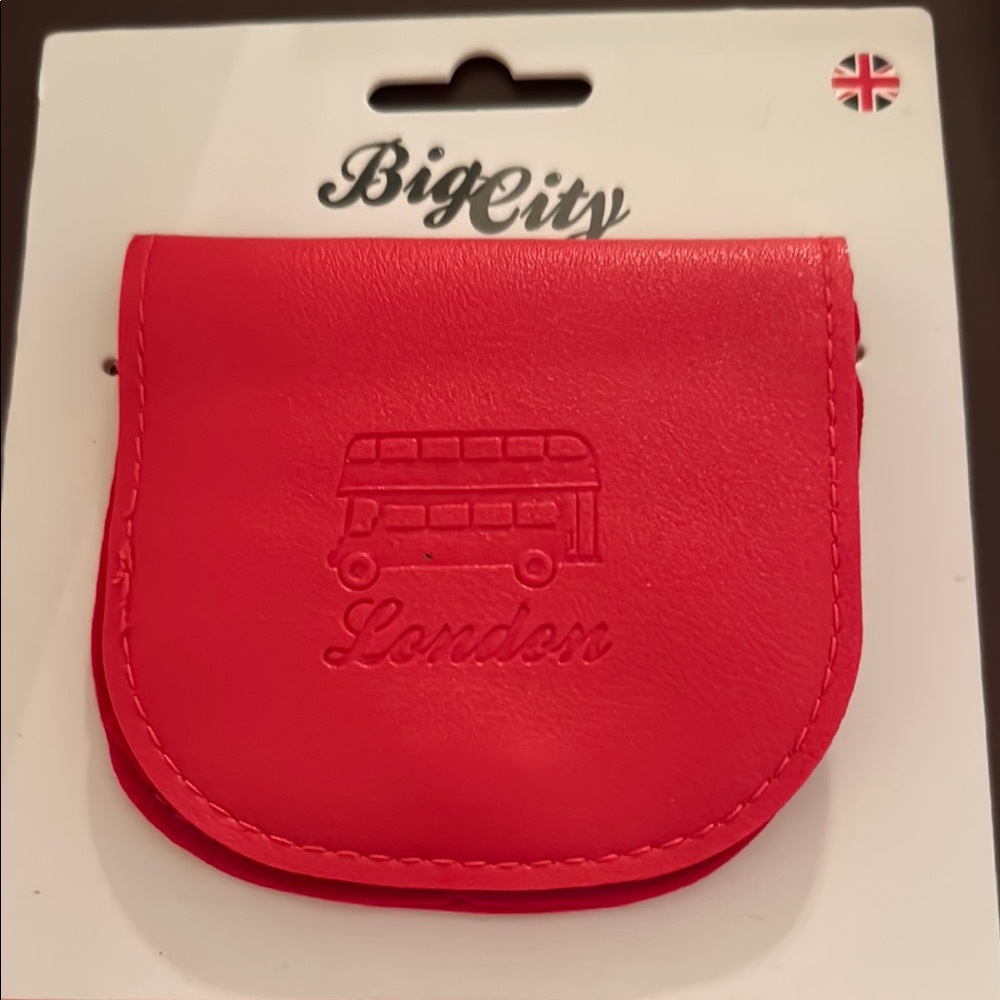 BigCity Red London Coin Purse